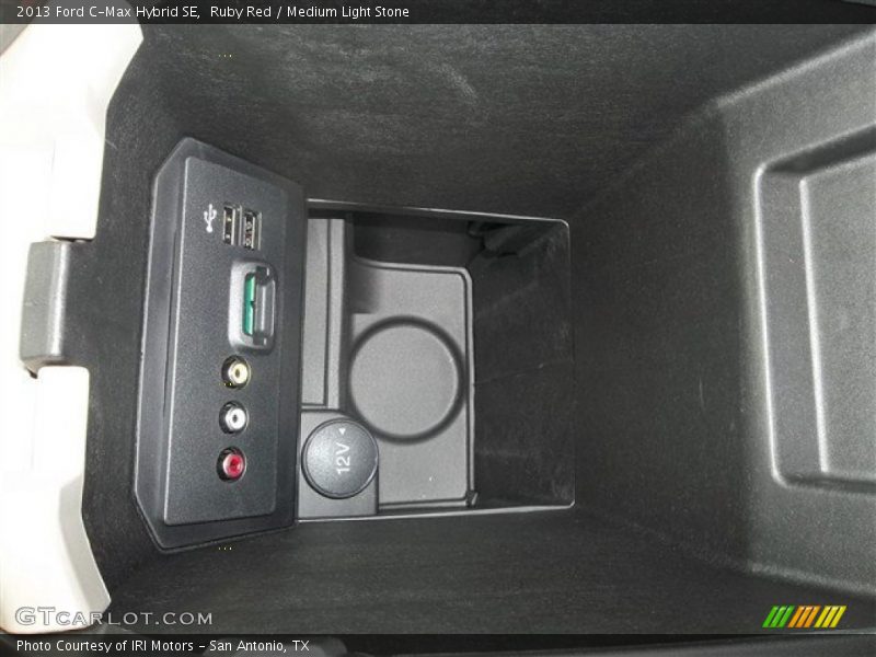 Ruby Red / Medium Light Stone 2013 Ford C-Max Hybrid SE