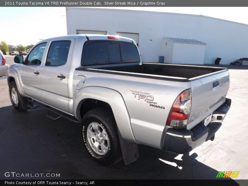 Silver Streak Mica / Graphite Gray 2011 Toyota Tacoma V6 TRD PreRunner Double Cab