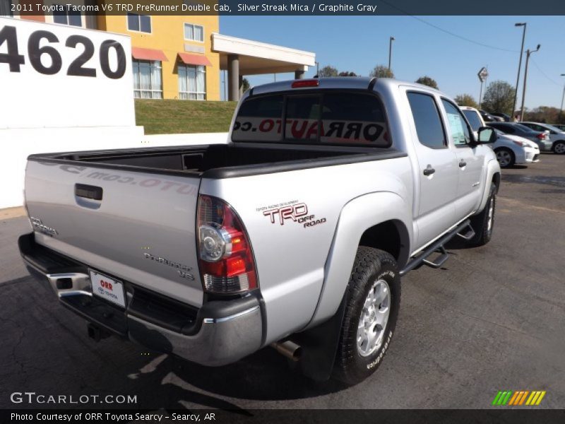 Silver Streak Mica / Graphite Gray 2011 Toyota Tacoma V6 TRD PreRunner Double Cab