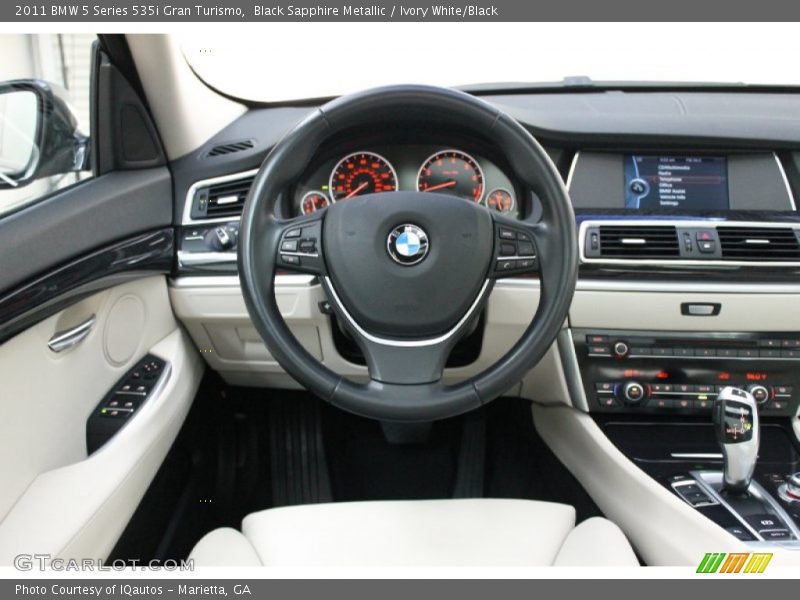 Dashboard of 2011 5 Series 535i Gran Turismo