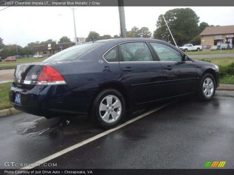Imperial Blue Metallic / Gray 2007 Chevrolet Impala LT
