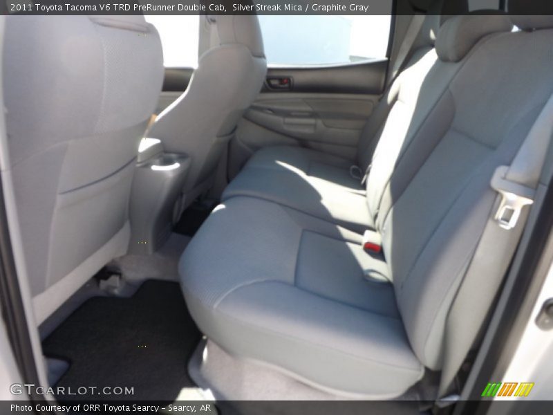 Silver Streak Mica / Graphite Gray 2011 Toyota Tacoma V6 TRD PreRunner Double Cab