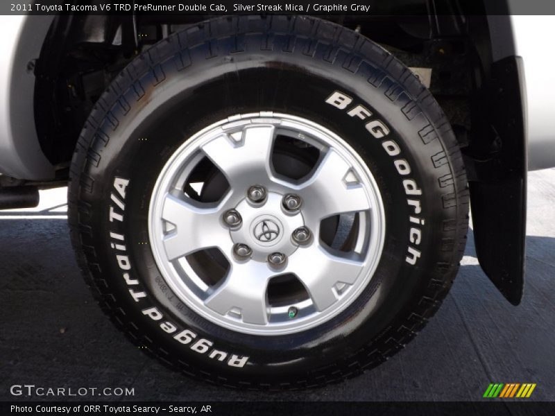 Silver Streak Mica / Graphite Gray 2011 Toyota Tacoma V6 TRD PreRunner Double Cab