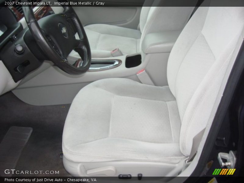 Imperial Blue Metallic / Gray 2007 Chevrolet Impala LT