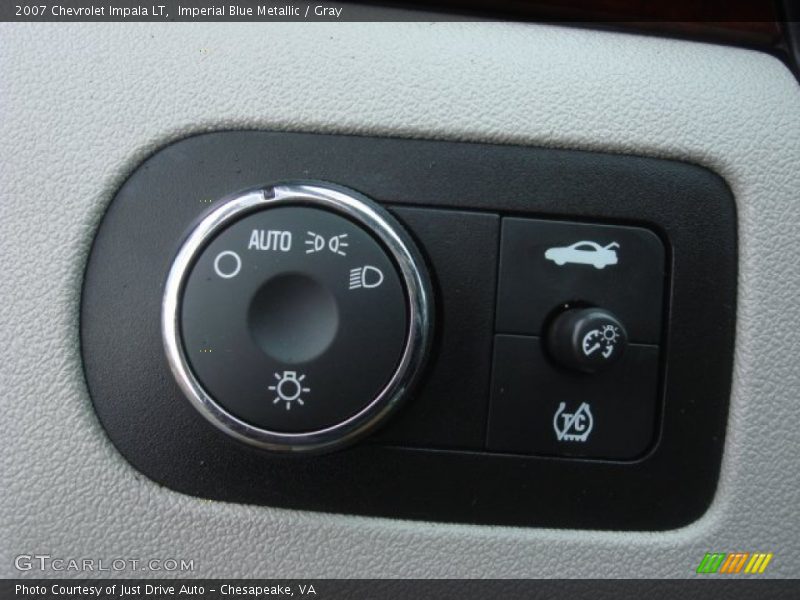 Imperial Blue Metallic / Gray 2007 Chevrolet Impala LT