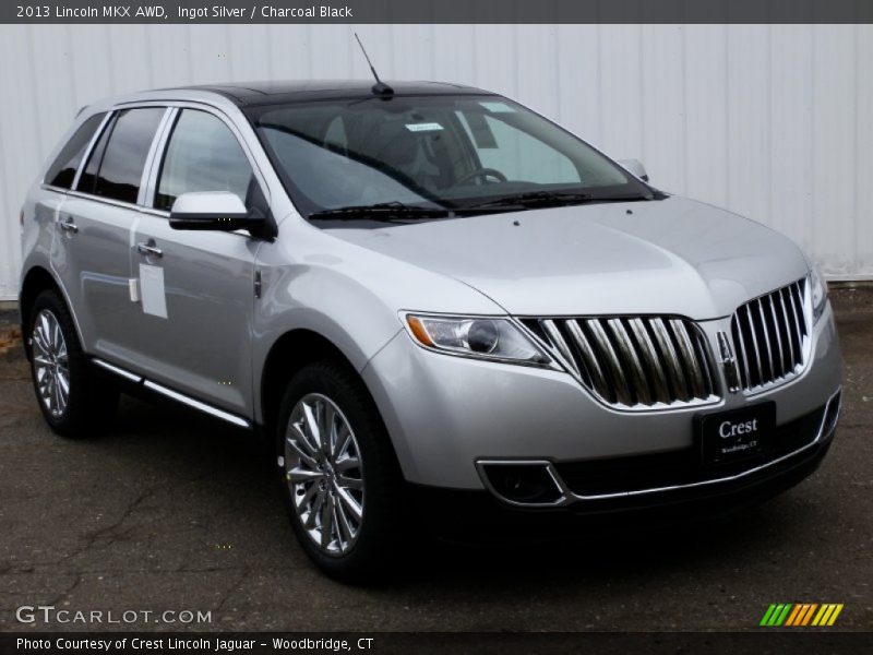Ingot Silver / Charcoal Black 2013 Lincoln MKX AWD