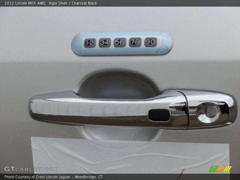Ingot Silver / Charcoal Black 2013 Lincoln MKX AWD