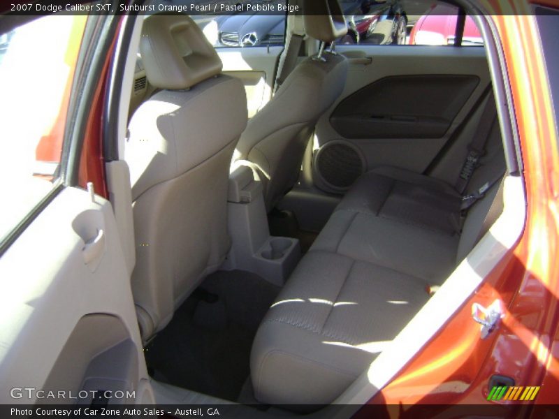 Sunburst Orange Pearl / Pastel Pebble Beige 2007 Dodge Caliber SXT