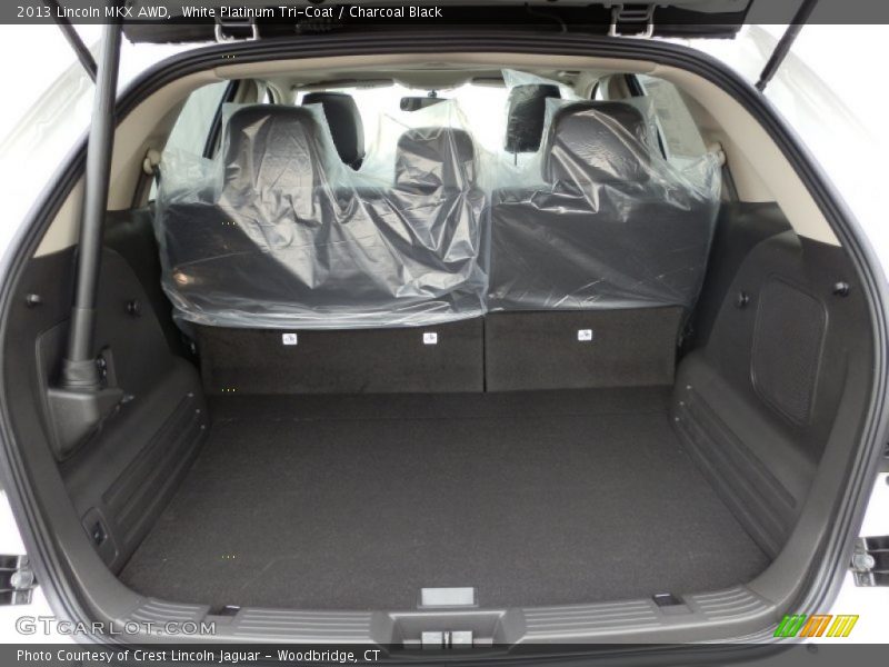 White Platinum Tri-Coat / Charcoal Black 2013 Lincoln MKX AWD