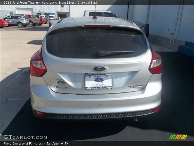 Ingot Silver / Charcoal Black 2013 Ford Focus Titanium Hatchback