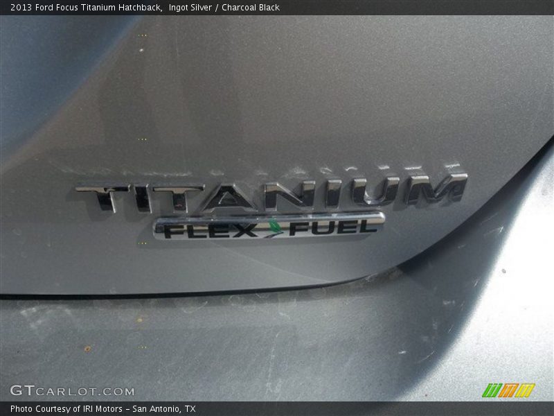 Ingot Silver / Charcoal Black 2013 Ford Focus Titanium Hatchback