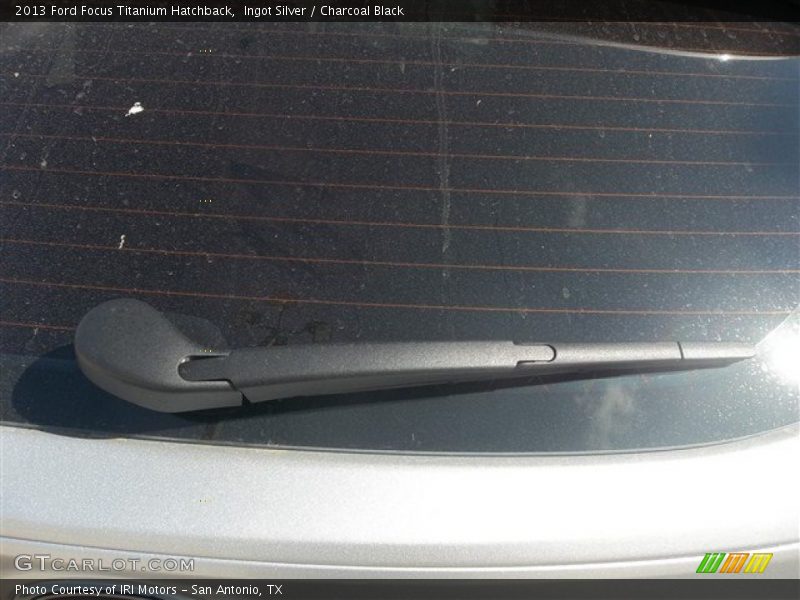 Ingot Silver / Charcoal Black 2013 Ford Focus Titanium Hatchback