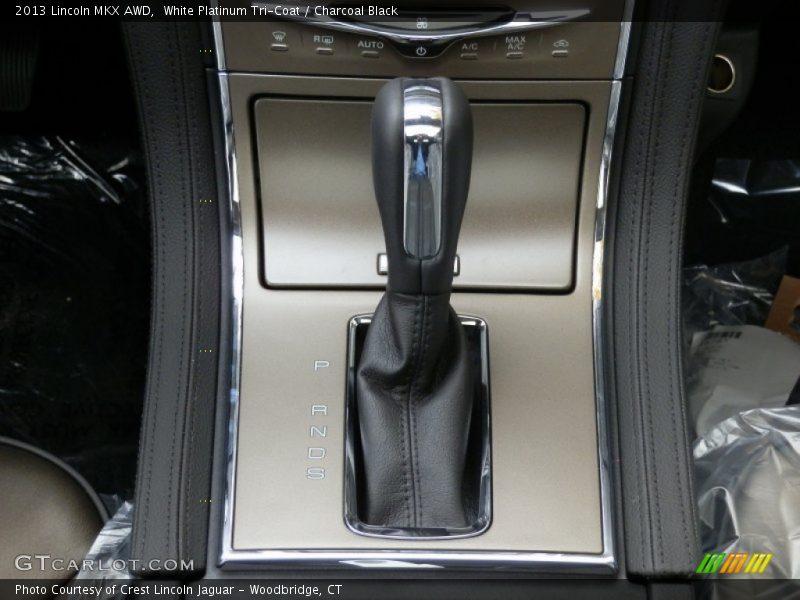 White Platinum Tri-Coat / Charcoal Black 2013 Lincoln MKX AWD