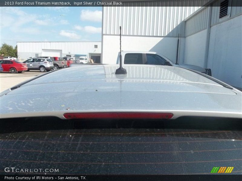 Ingot Silver / Charcoal Black 2013 Ford Focus Titanium Hatchback