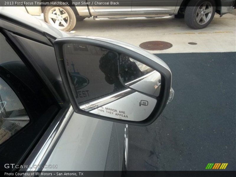 Ingot Silver / Charcoal Black 2013 Ford Focus Titanium Hatchback