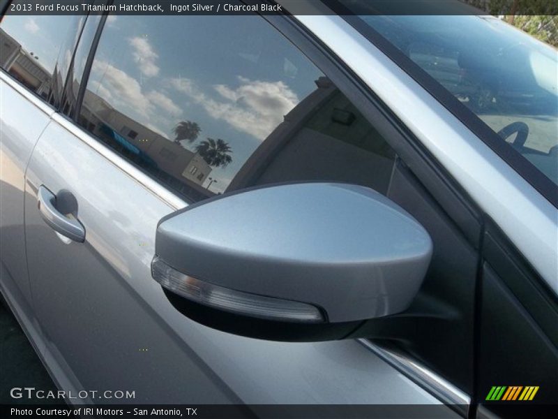 Ingot Silver / Charcoal Black 2013 Ford Focus Titanium Hatchback