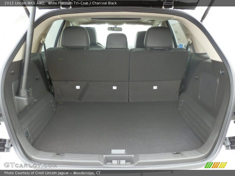 White Platinum Tri-Coat / Charcoal Black 2013 Lincoln MKX AWD