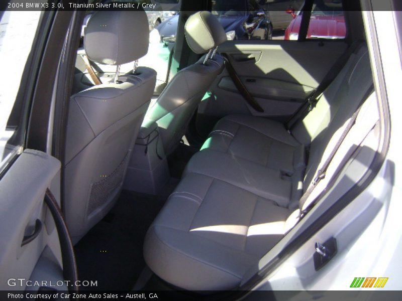 Titanium Silver Metallic / Grey 2004 BMW X3 3.0i