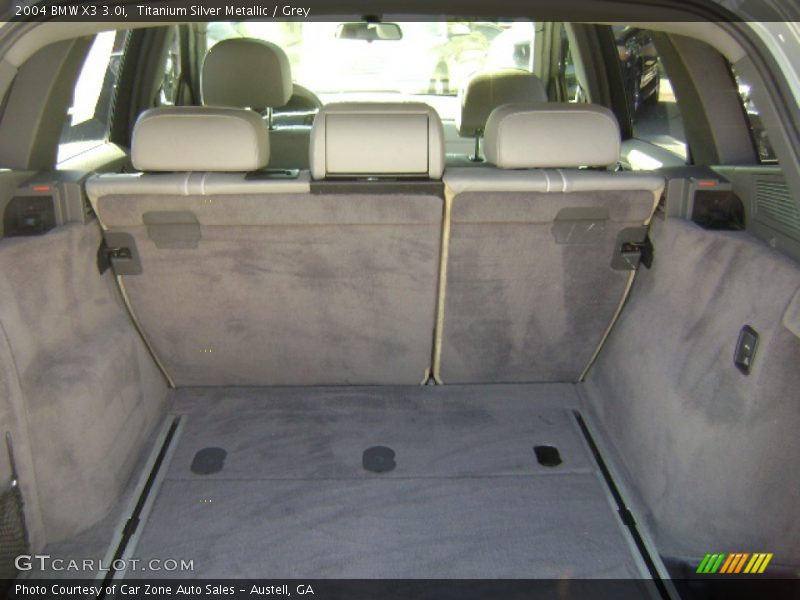 Titanium Silver Metallic / Grey 2004 BMW X3 3.0i
