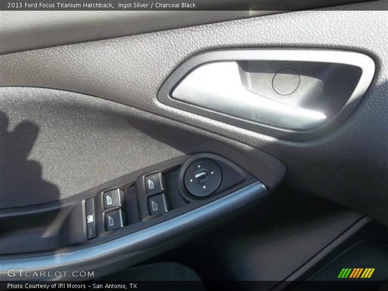 Ingot Silver / Charcoal Black 2013 Ford Focus Titanium Hatchback