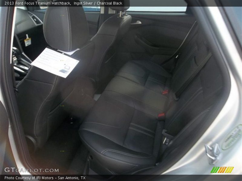 Ingot Silver / Charcoal Black 2013 Ford Focus Titanium Hatchback