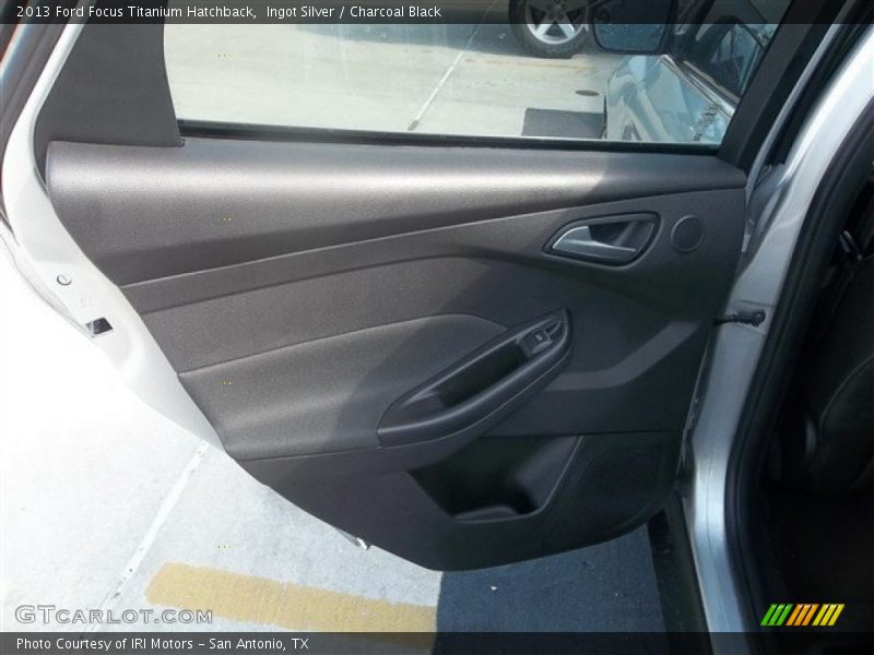 Ingot Silver / Charcoal Black 2013 Ford Focus Titanium Hatchback