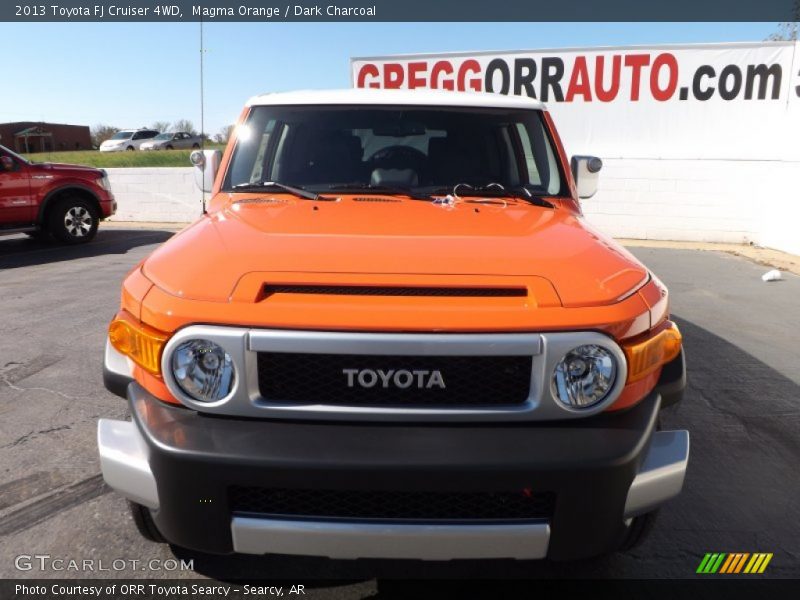 Magma Orange / Dark Charcoal 2013 Toyota FJ Cruiser 4WD