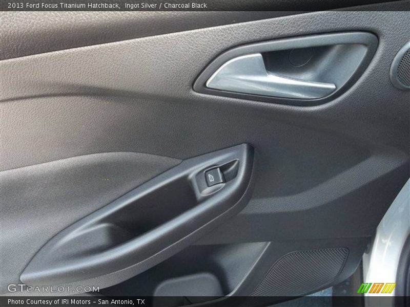 Ingot Silver / Charcoal Black 2013 Ford Focus Titanium Hatchback