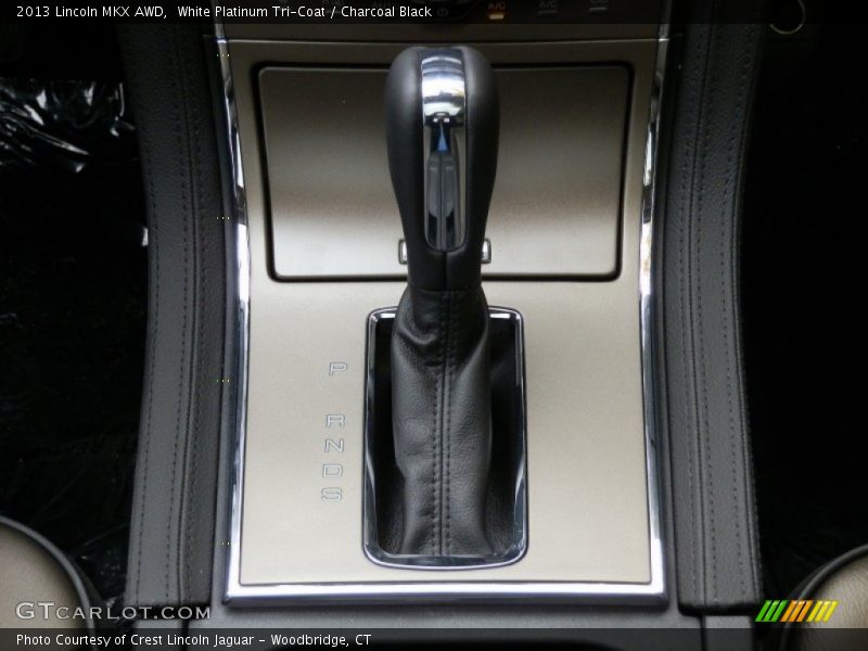 White Platinum Tri-Coat / Charcoal Black 2013 Lincoln MKX AWD