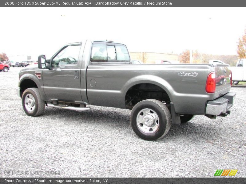 Dark Shadow Grey Metallic / Medium Stone 2008 Ford F350 Super Duty XL Regular Cab 4x4