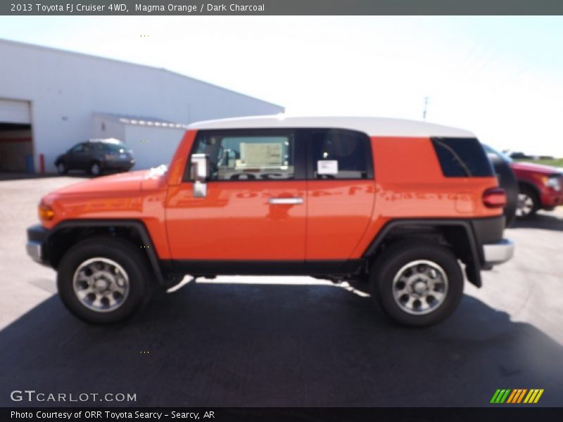 Magma Orange / Dark Charcoal 2013 Toyota FJ Cruiser 4WD