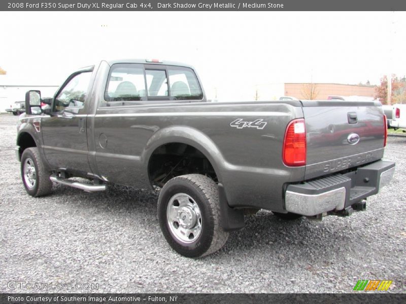 Dark Shadow Grey Metallic / Medium Stone 2008 Ford F350 Super Duty XL Regular Cab 4x4