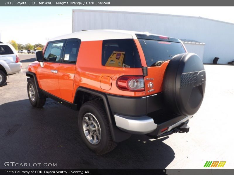 Magma Orange / Dark Charcoal 2013 Toyota FJ Cruiser 4WD