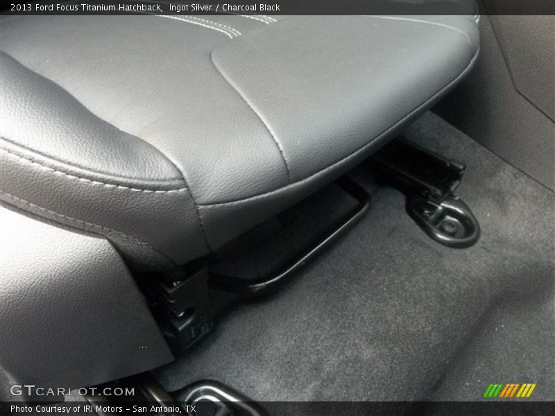 Ingot Silver / Charcoal Black 2013 Ford Focus Titanium Hatchback