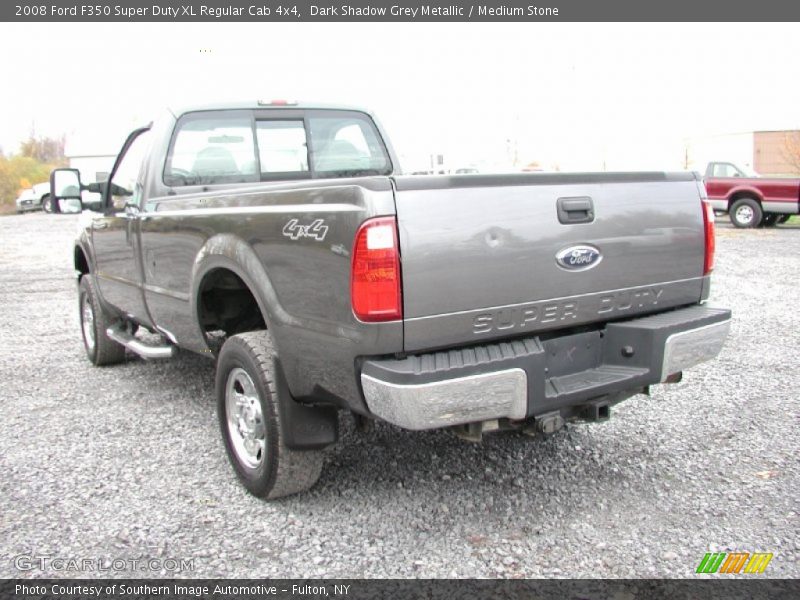 Dark Shadow Grey Metallic / Medium Stone 2008 Ford F350 Super Duty XL Regular Cab 4x4