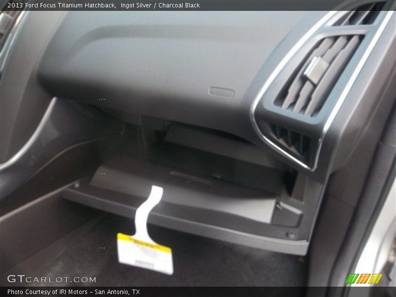 Ingot Silver / Charcoal Black 2013 Ford Focus Titanium Hatchback