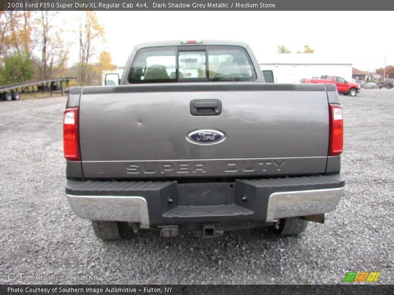 Dark Shadow Grey Metallic / Medium Stone 2008 Ford F350 Super Duty XL Regular Cab 4x4