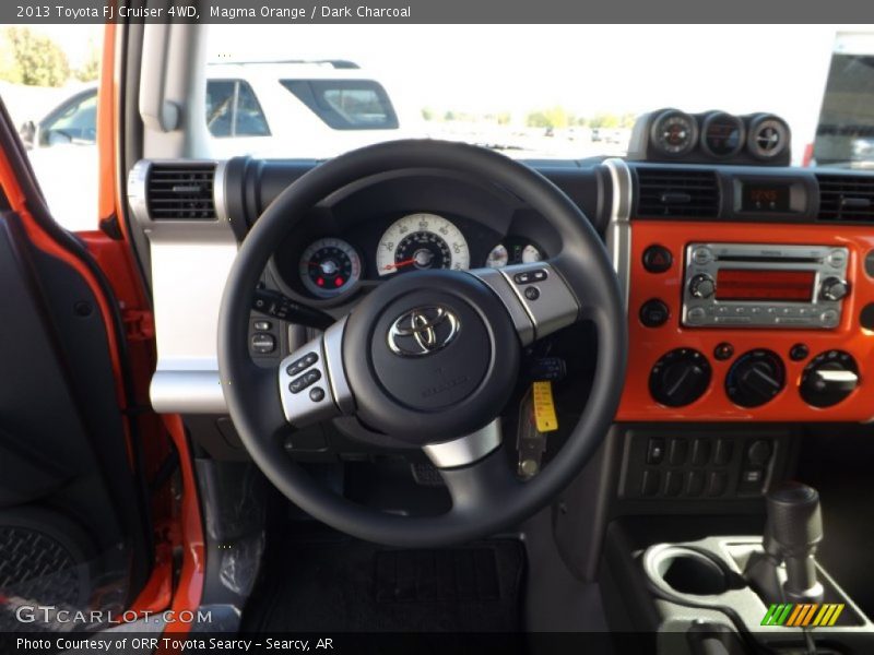 Magma Orange / Dark Charcoal 2013 Toyota FJ Cruiser 4WD