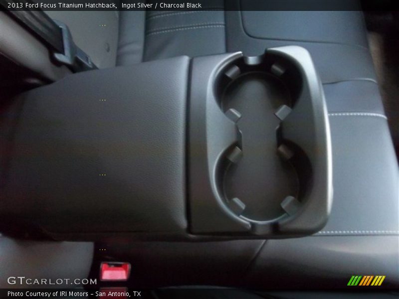Ingot Silver / Charcoal Black 2013 Ford Focus Titanium Hatchback
