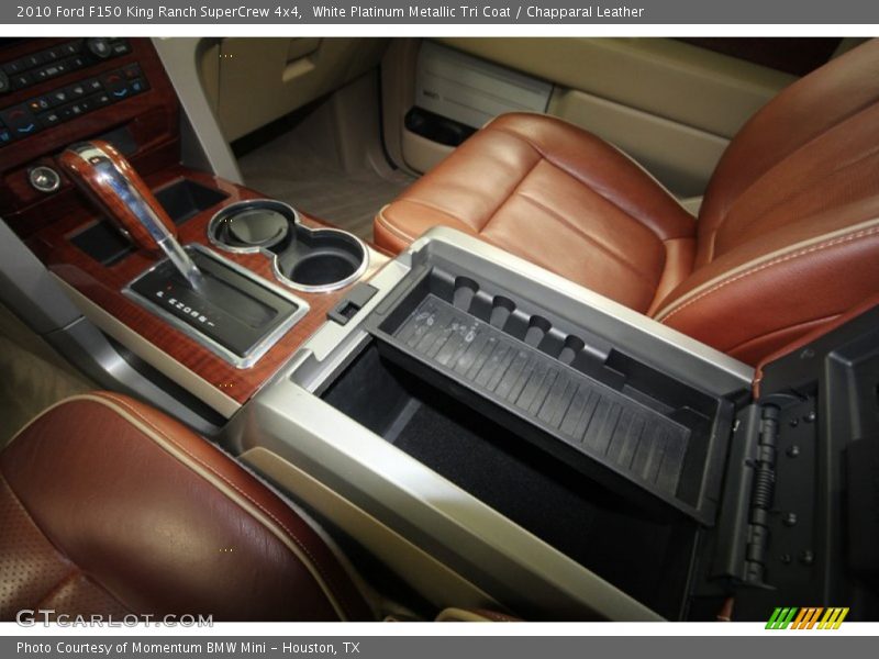 White Platinum Metallic Tri Coat / Chapparal Leather 2010 Ford F150 King Ranch SuperCrew 4x4