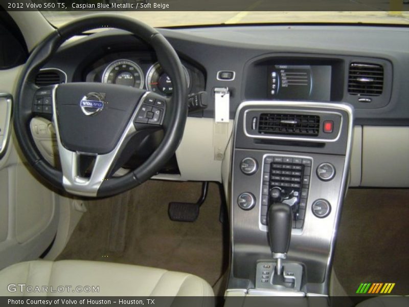 Caspian Blue Metallic / Soft Beige 2012 Volvo S60 T5