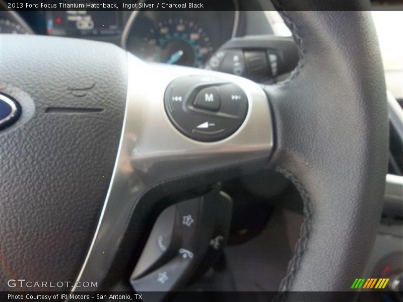 Ingot Silver / Charcoal Black 2013 Ford Focus Titanium Hatchback