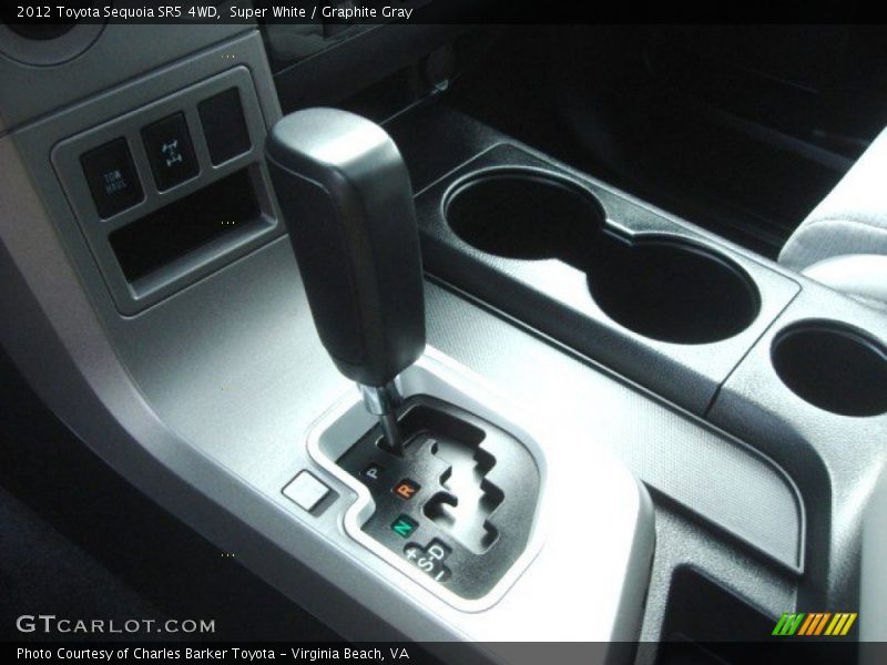 Super White / Graphite Gray 2012 Toyota Sequoia SR5 4WD