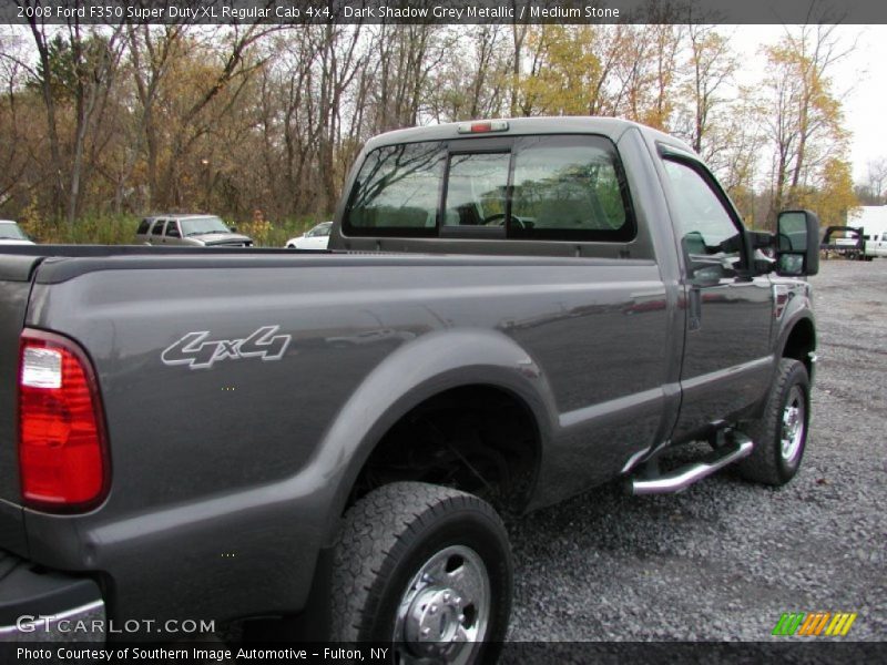 Dark Shadow Grey Metallic / Medium Stone 2008 Ford F350 Super Duty XL Regular Cab 4x4