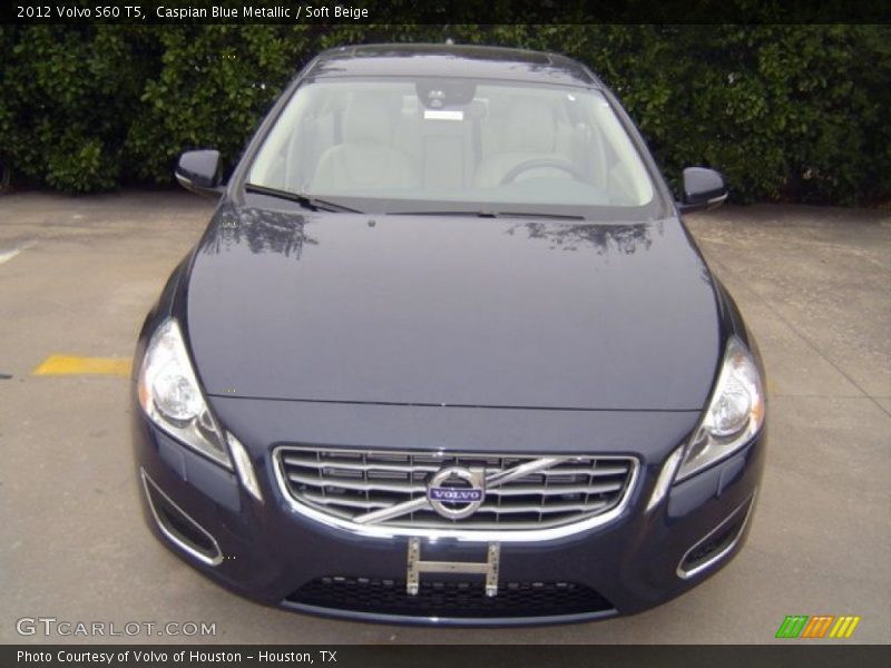 Caspian Blue Metallic / Soft Beige 2012 Volvo S60 T5