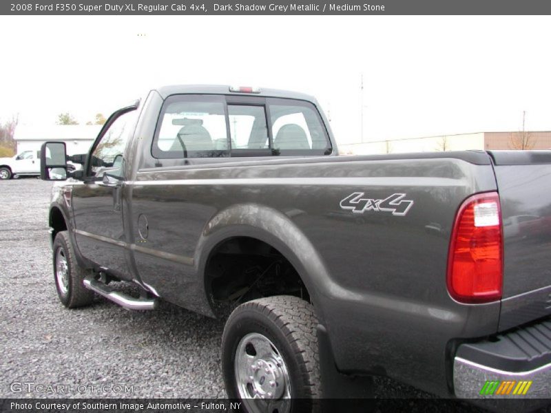 Dark Shadow Grey Metallic / Medium Stone 2008 Ford F350 Super Duty XL Regular Cab 4x4