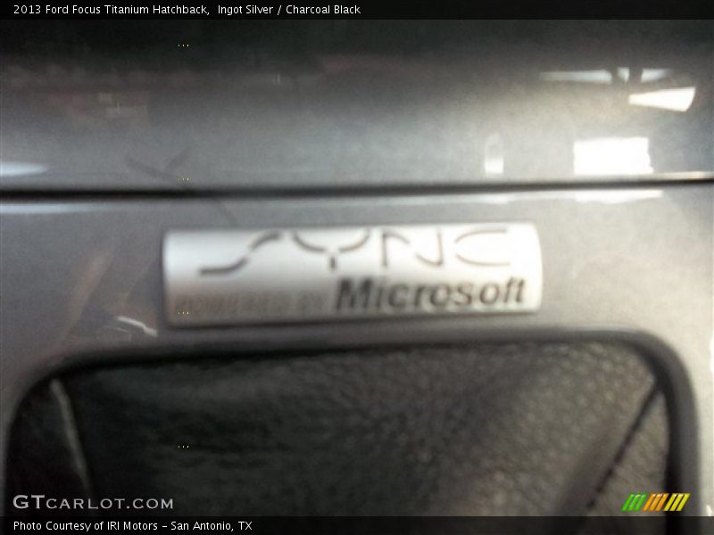 Ingot Silver / Charcoal Black 2013 Ford Focus Titanium Hatchback