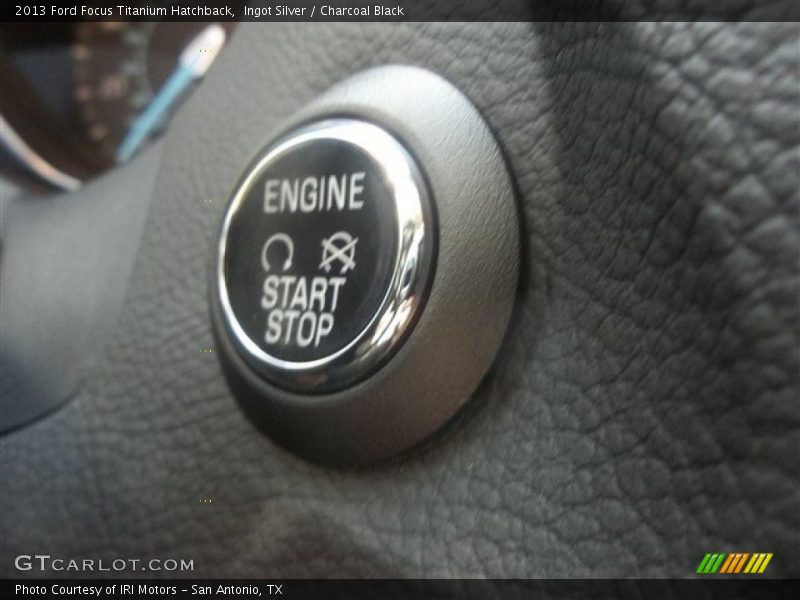 Ingot Silver / Charcoal Black 2013 Ford Focus Titanium Hatchback