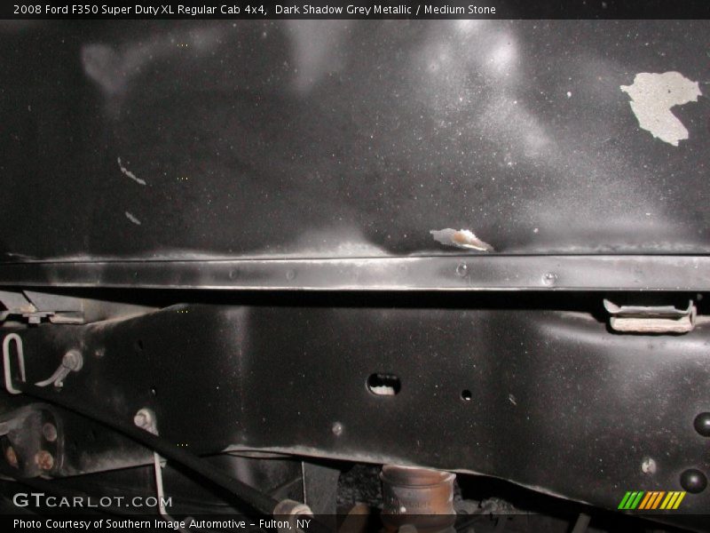 Dark Shadow Grey Metallic / Medium Stone 2008 Ford F350 Super Duty XL Regular Cab 4x4