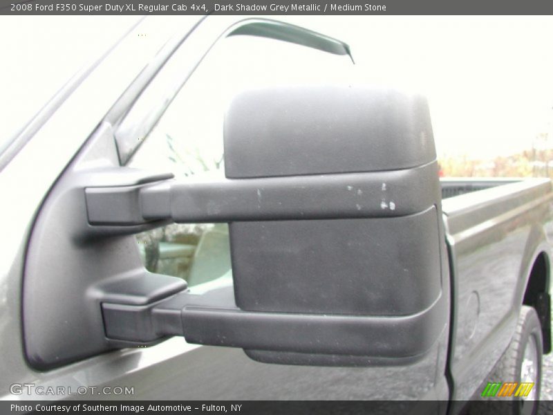 Dark Shadow Grey Metallic / Medium Stone 2008 Ford F350 Super Duty XL Regular Cab 4x4